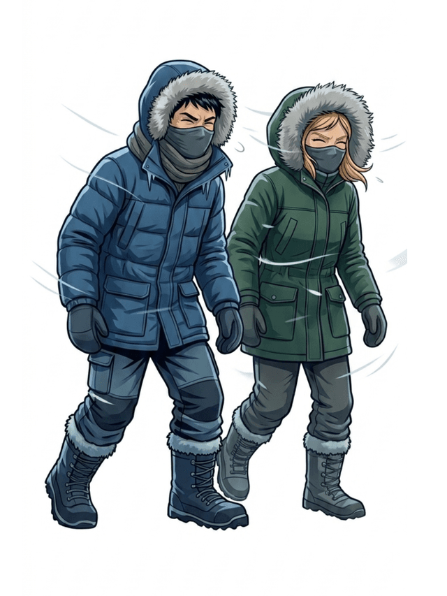 Snöstorm / Blåst